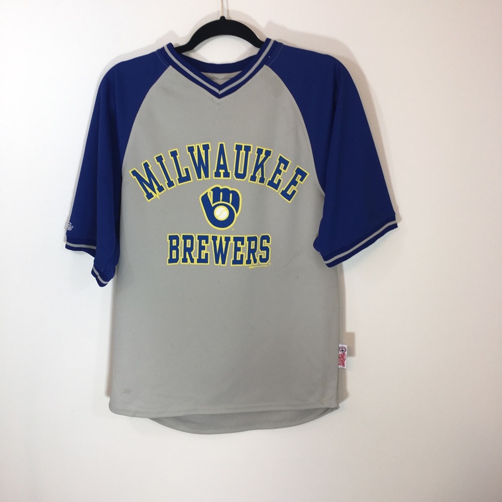 Stitches MLB Brewers Jersey (S) (Just Reduced!)